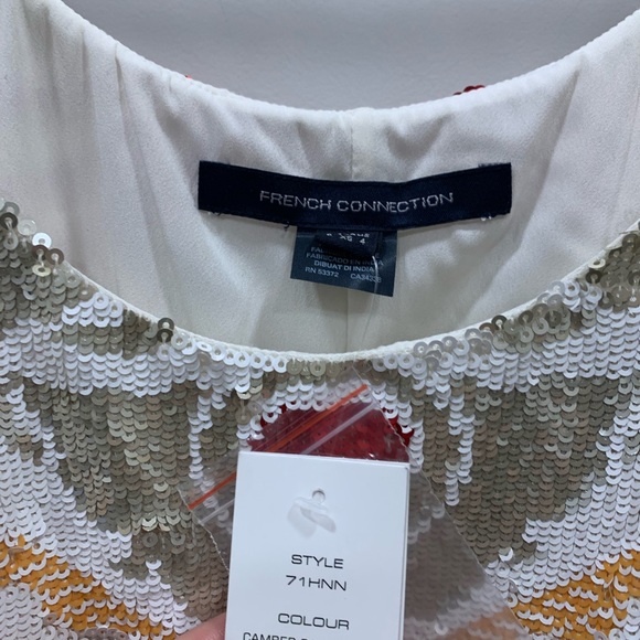 French Connection Adanya Sequin Shine Dress NWT 4 - Picture 11 of 12